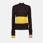 Maille Robe en laine Fendi Violet Femme