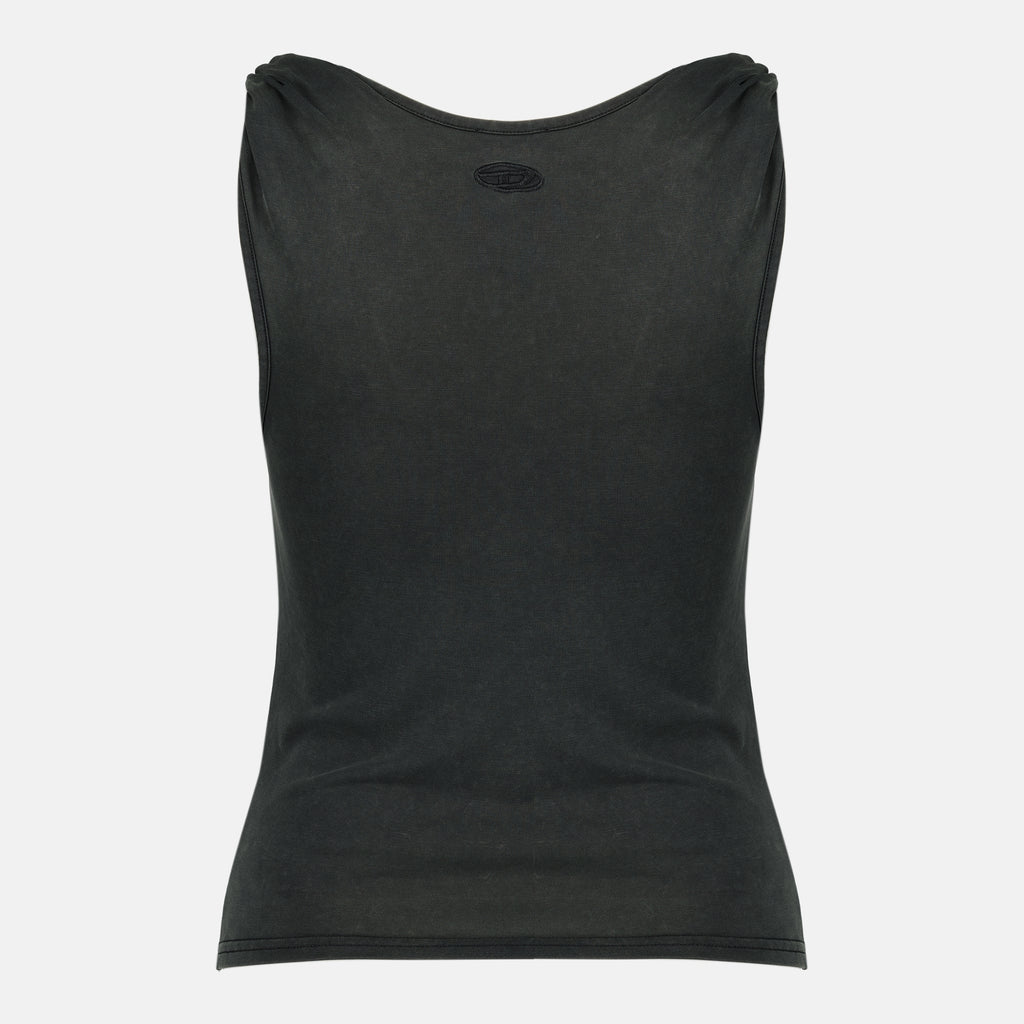 Bild des schwarzen T-Twy-Top von der Marke Diesel für Frauen - Frühling-Sommer 2026 - Rückansicht