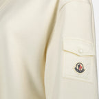 Jacken Reißverschluss-Wollcape Moncler Weiß Damen