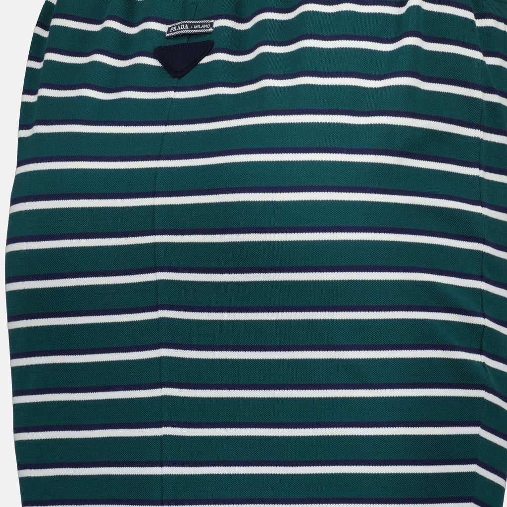 Jupes Jupe rayé Prada Vert Femme