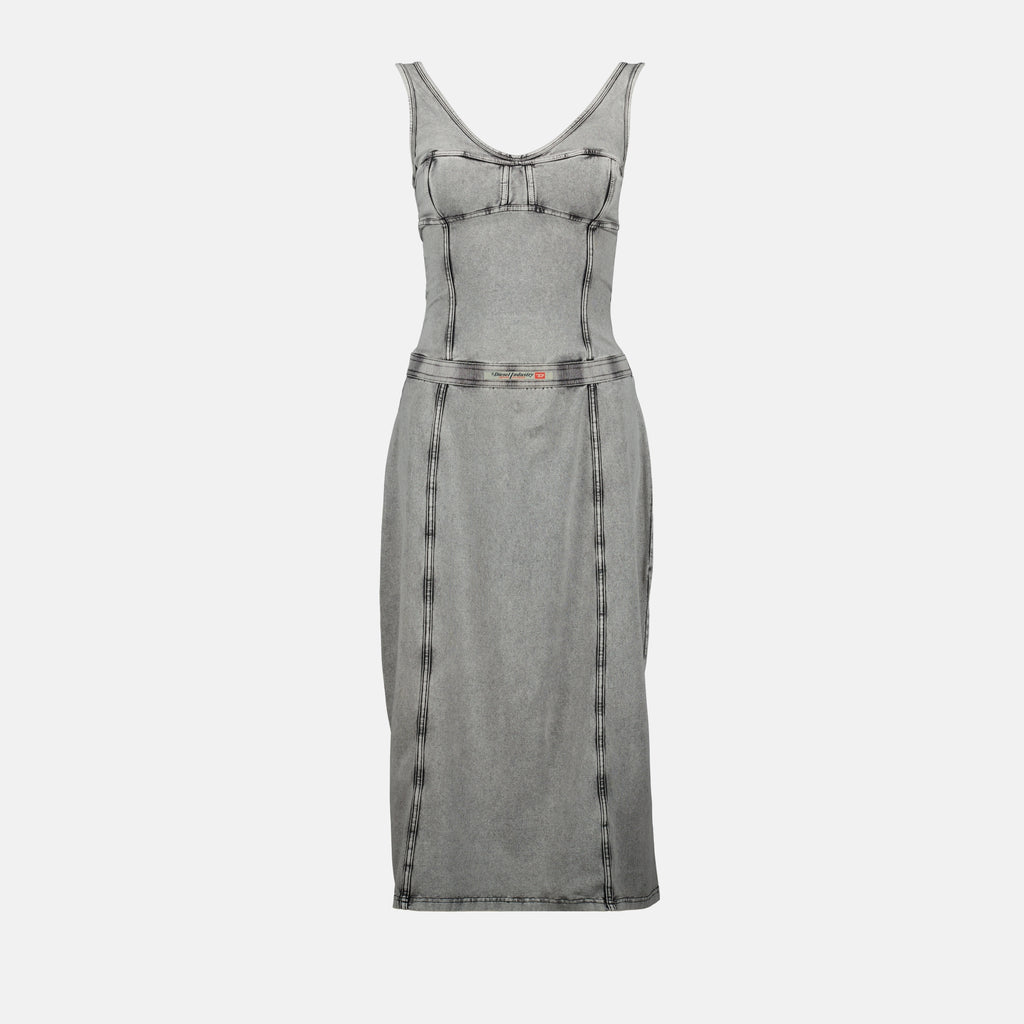 Vestidos Robe D-inny Diesel Cinza Femme