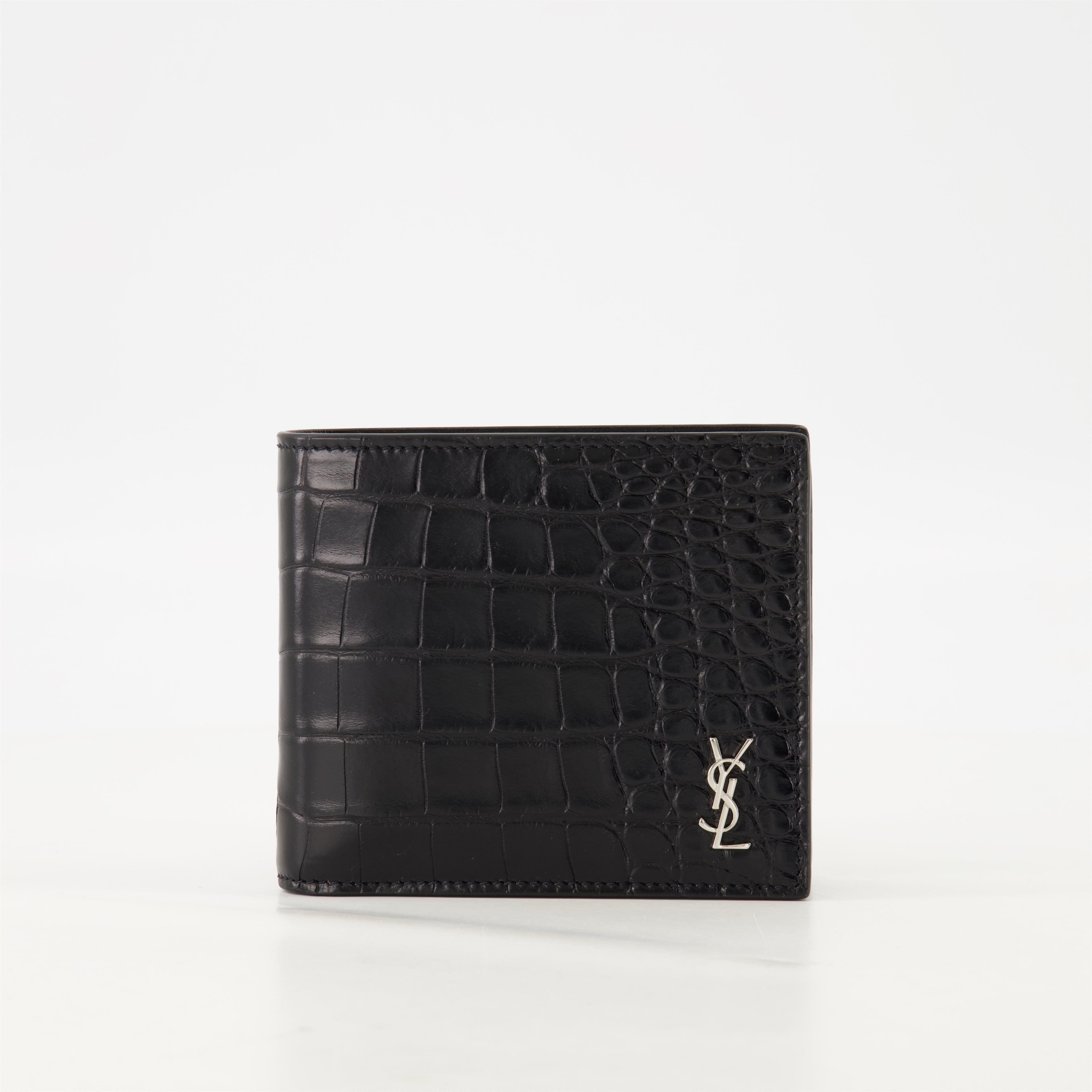 スモールレザーグッズ カサンドル ウォレット Saint Laurent 黒 Homme