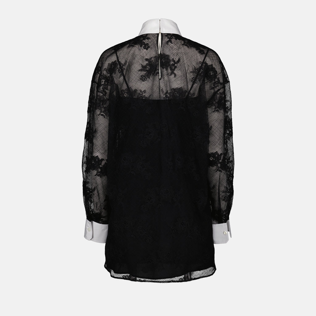 ドレス P3I67R S 231 12BZ f0967 nero+bianco Prada 黒 Femme