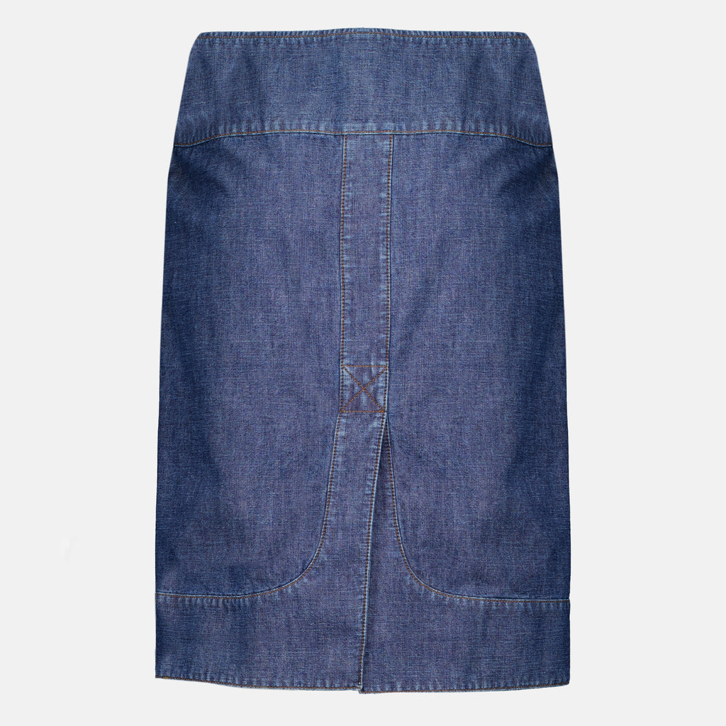Jupes Falda de mezclilla azul Fendi Bleu Femme