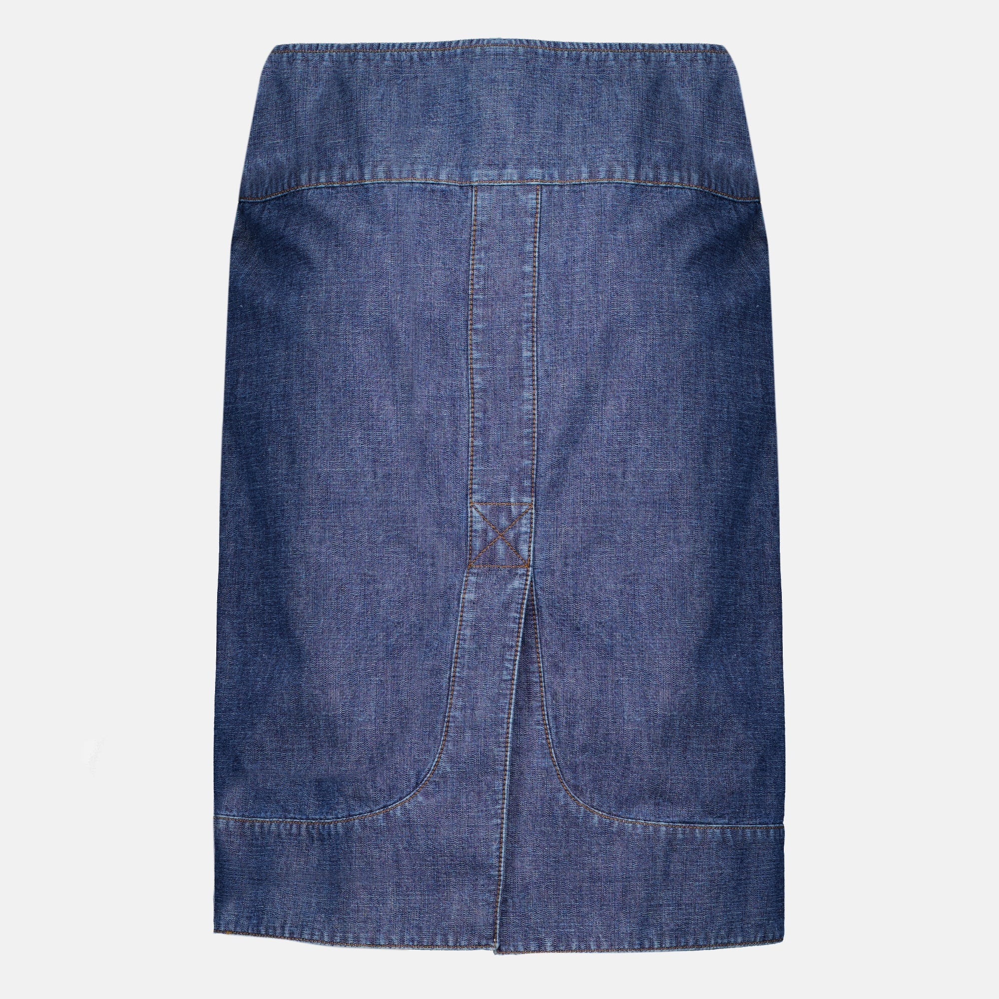 Jupes Falda de mezclilla azul Fendi Bleu Femme