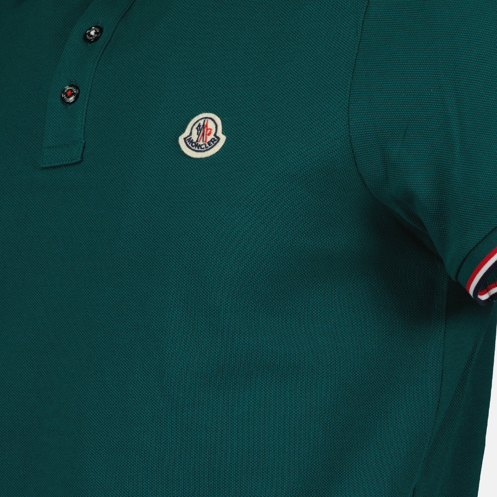 Polos Logo Polo Moncler Verde Homme