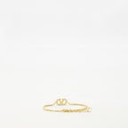 Bijoux Bracelet VLogo en cristaux Valentino Garavani Doré Femme