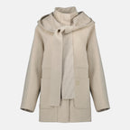 Imagen del Parka de Lana FF de Fendi para Mujer - Otoño-Invierno 2025 - Vista Frontal