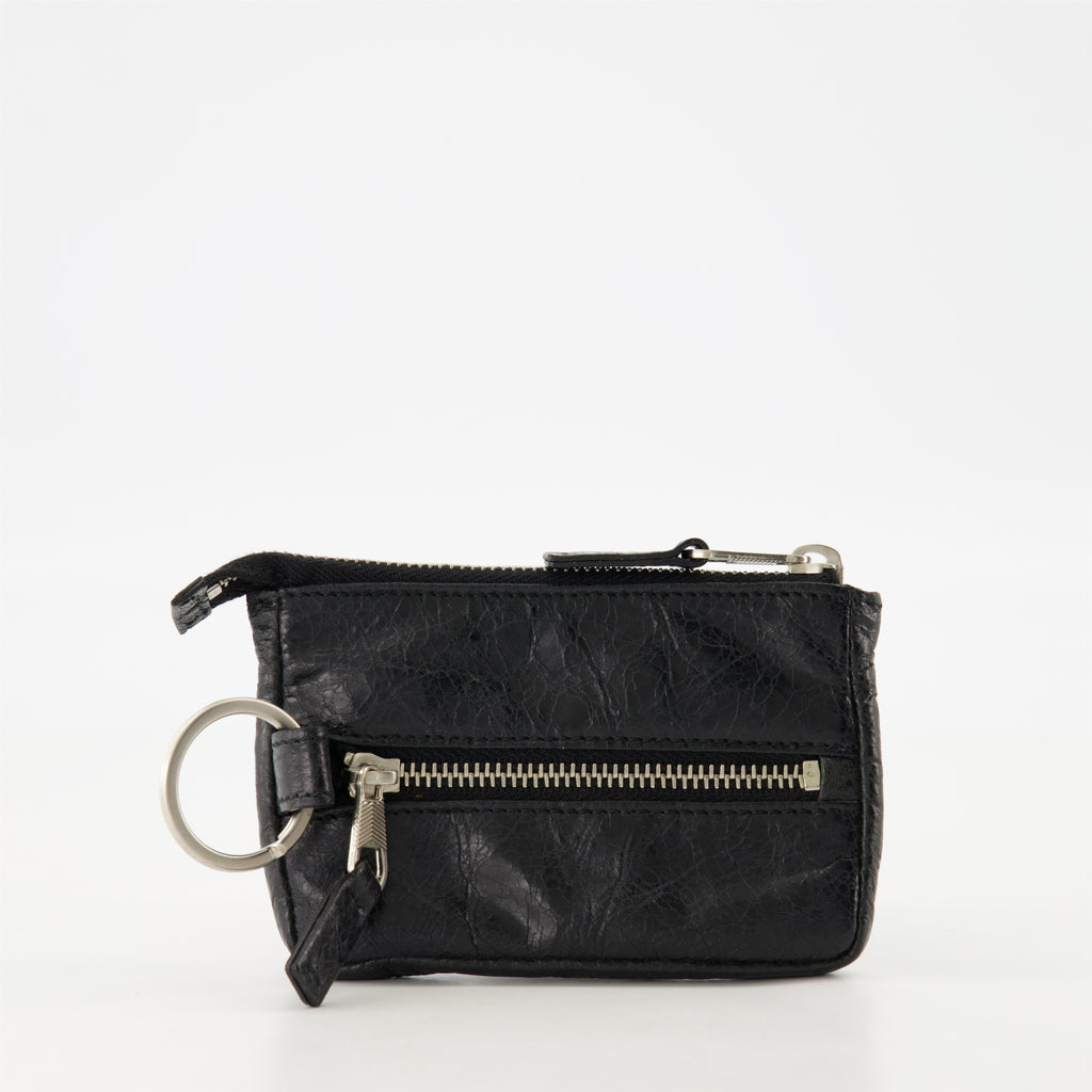Kleine lederwaren Portemonnaie City Balenciaga Schwarz Homme