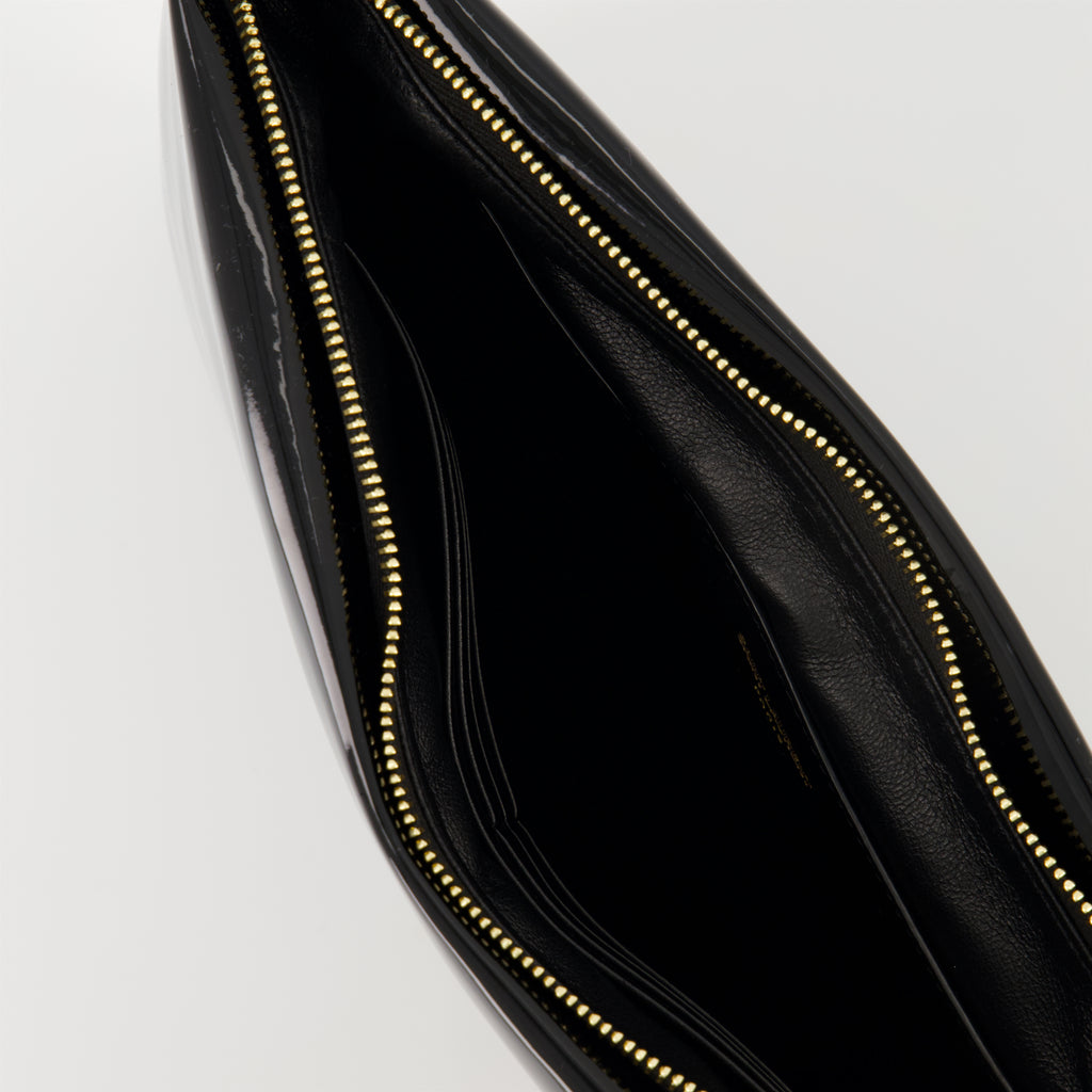 Pouches Calypso Clutch Saint Laurent Black Femme