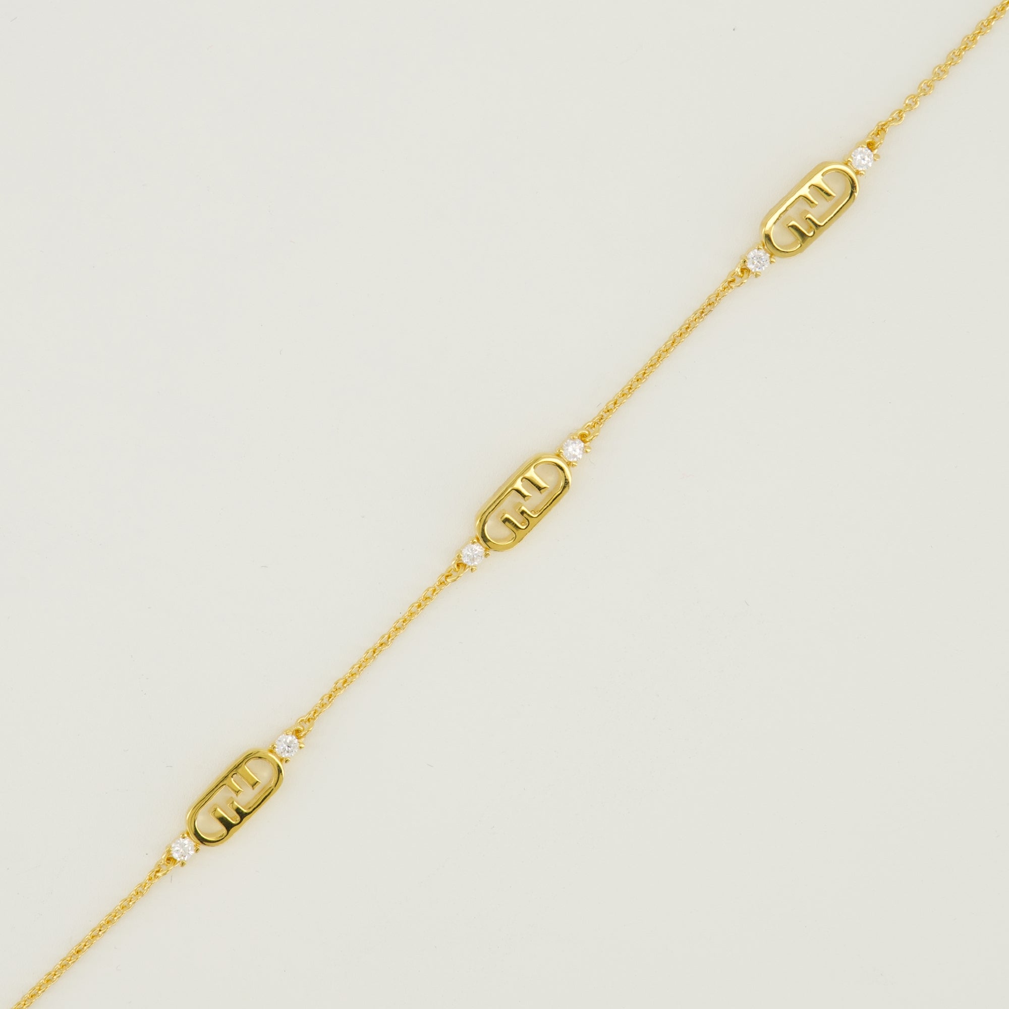 Imagen del collar O'Lock dorado de Fendi para mujer - Temporada Otoño-Invierno 2025 - Vista Detallada_2