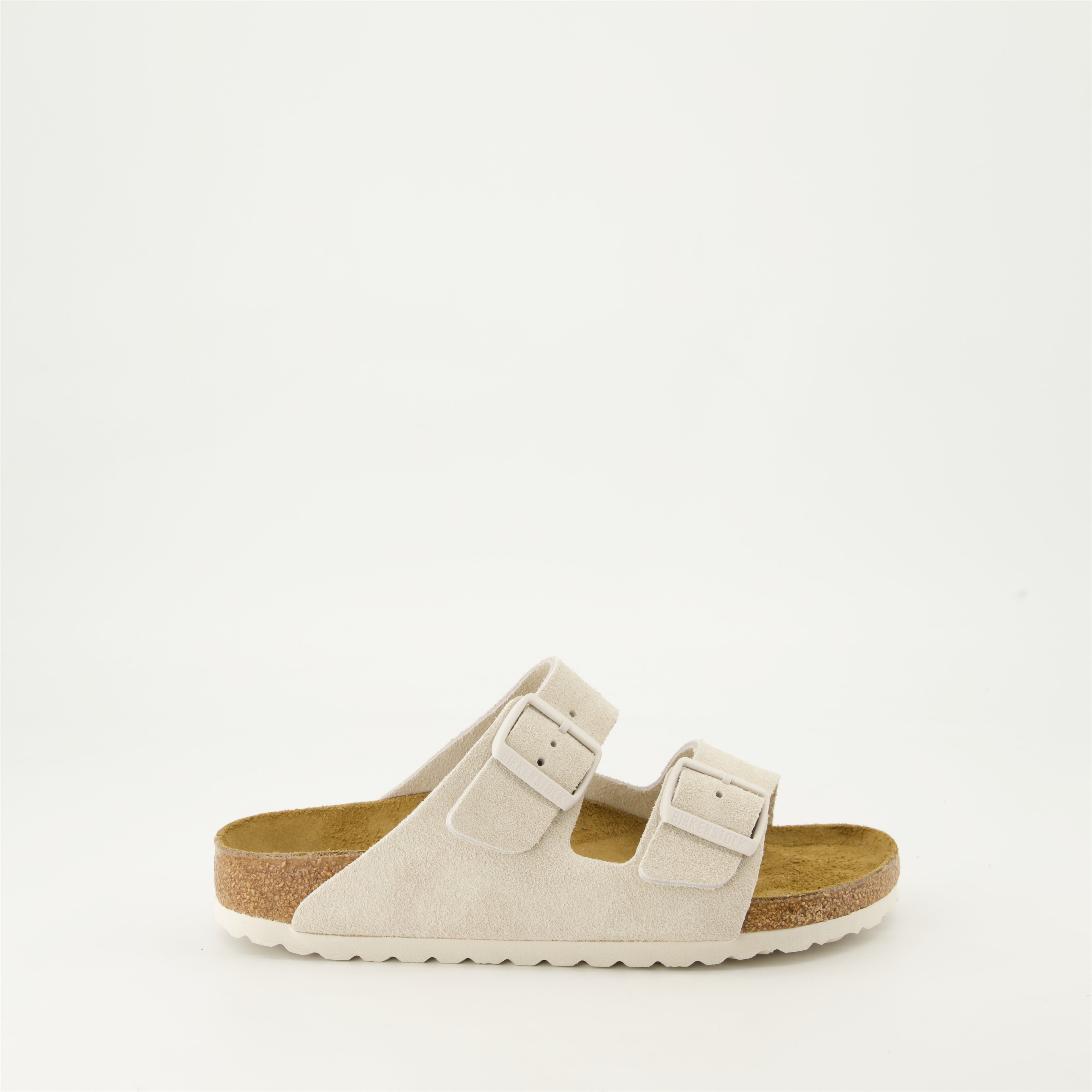 Zapatos abiertos Zapatillas Arizona Birkenstock Beige Femme