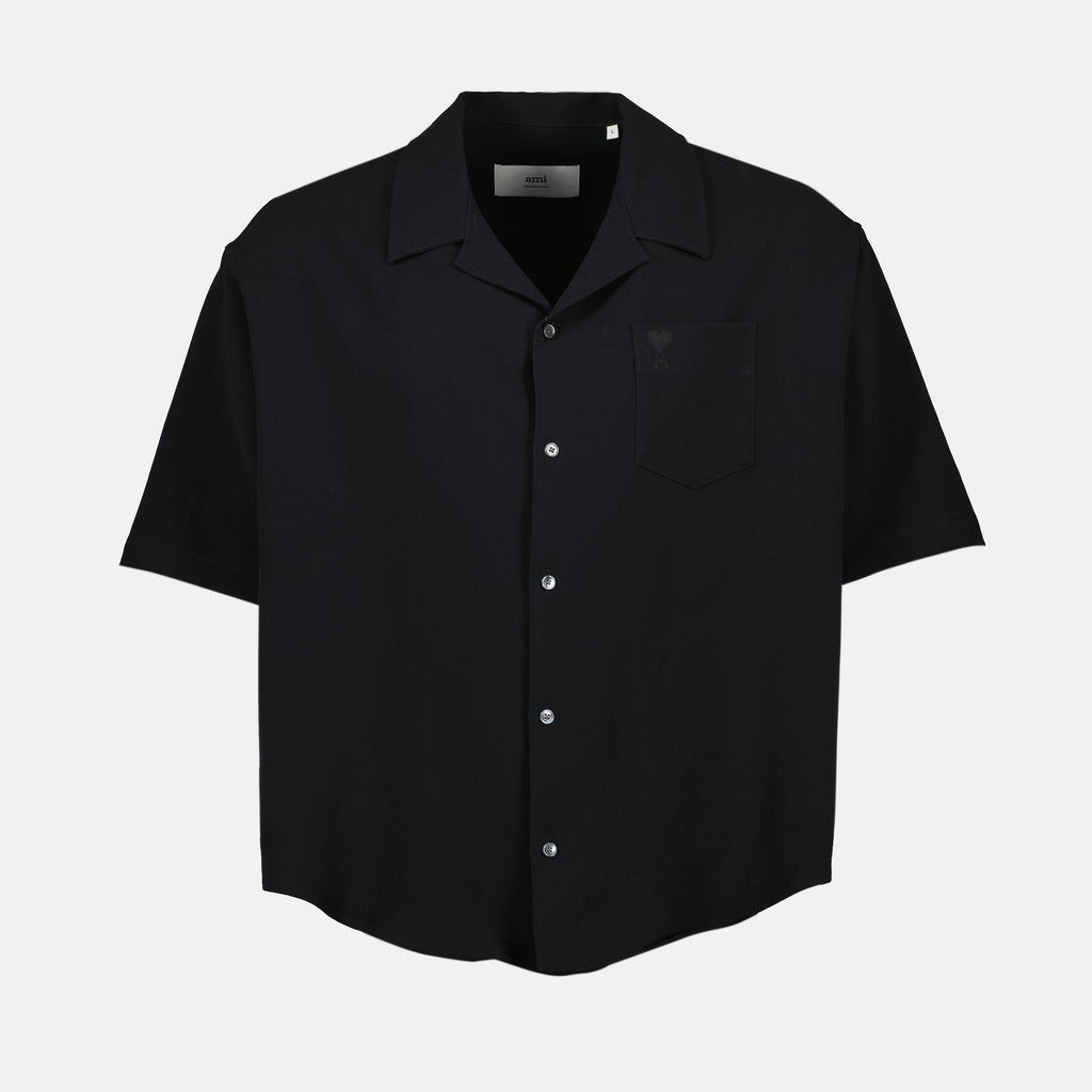 Hemden Oversized-Hemd Ami PARIS Schwarz Homme