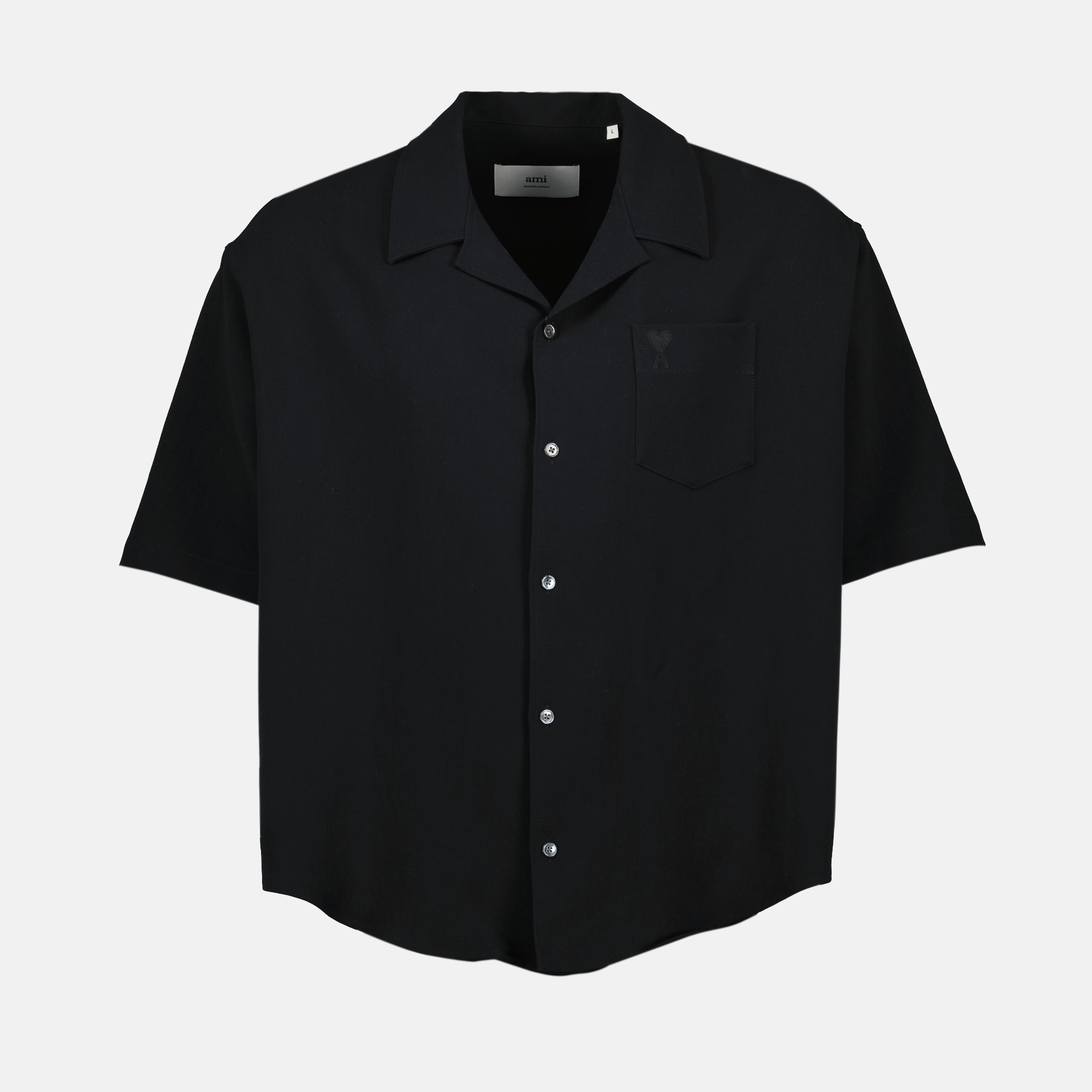 Hemden Oversized-Hemd Ami PARIS Schwarz Homme