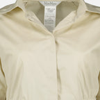 Imagem do artigo Camisa bege em popeline da Max Mara para Mulheres - Temporada Primavera-Verão 2026 - Vista Detalhada_2