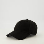 Immagine dell'articolo Cappellino con logo in denim nero del marchio Saint Laurent per Uomo - Stagione Primavera-Estate 2026 - Vista Posteriore