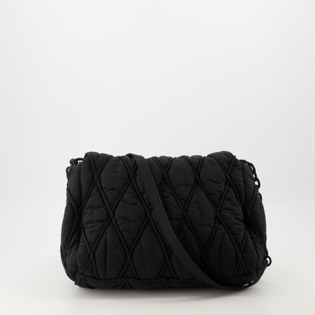 Handtaschen und schultertaschen Sac Charm-D en nylon matelassé Diesel Schwarz Femme