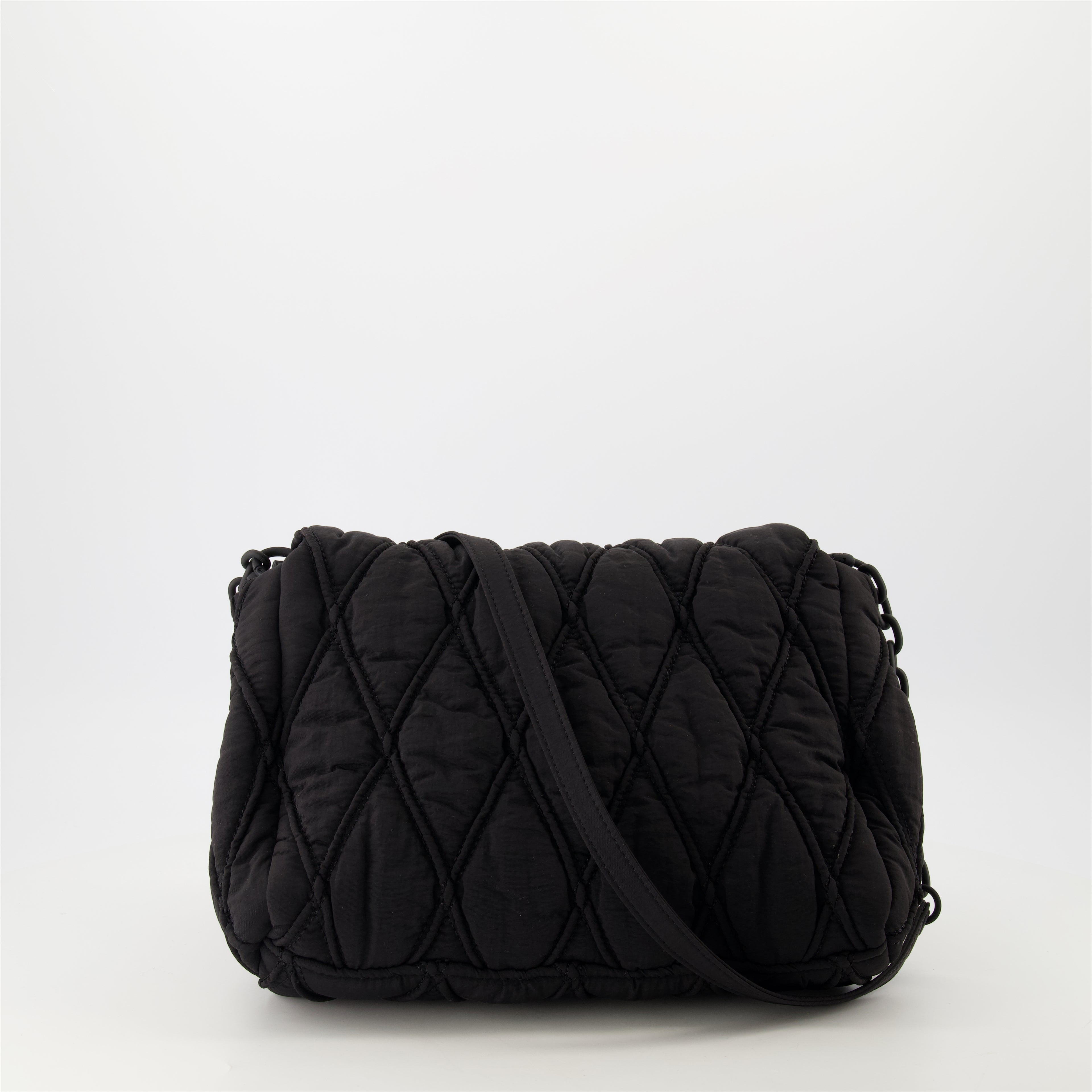 Handtaschen und schultertaschen Sac Charm-D en nylon matelassé Diesel Schwarz Femme