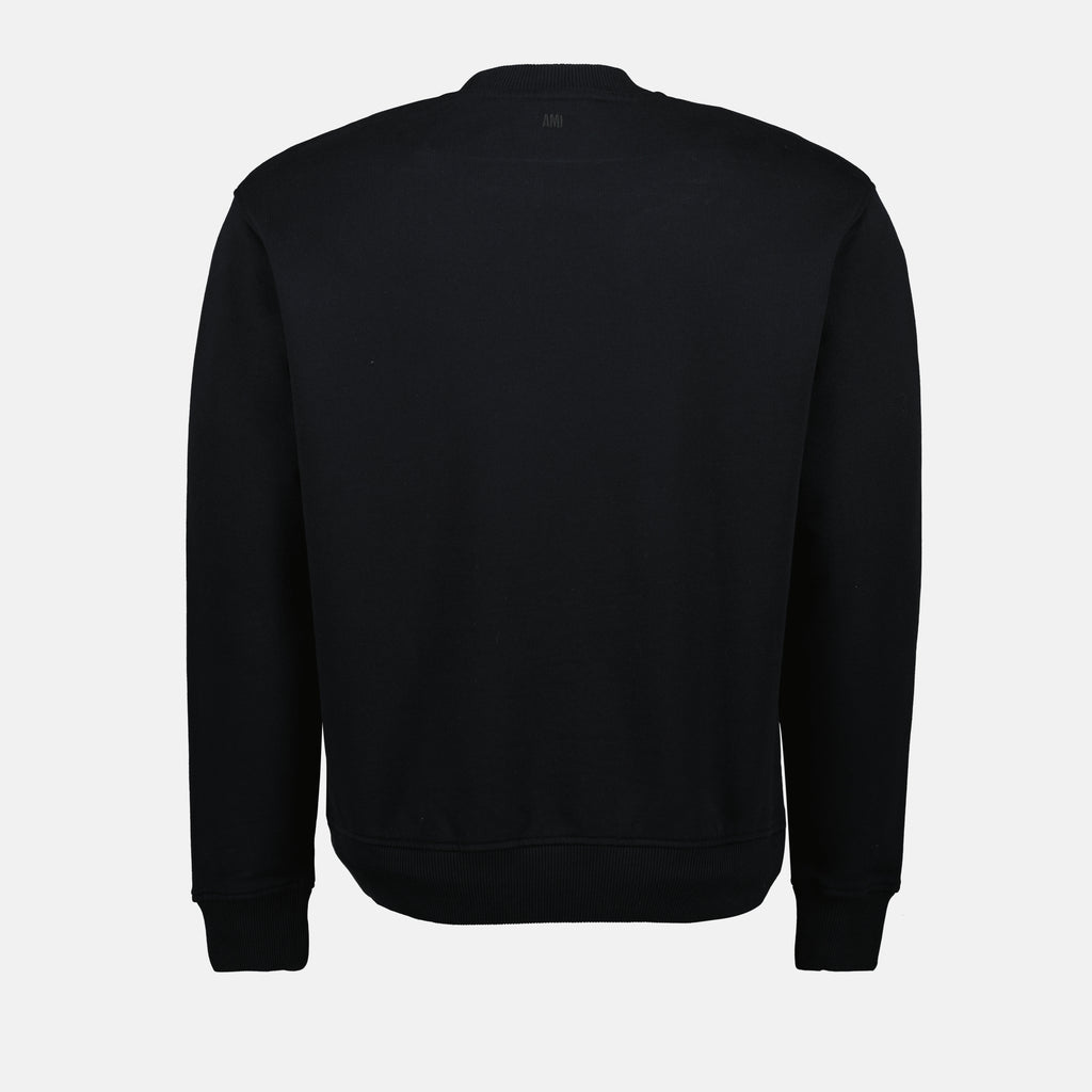 Felpe Felpa Ami de coeur Ami PARIS Nero Unisex