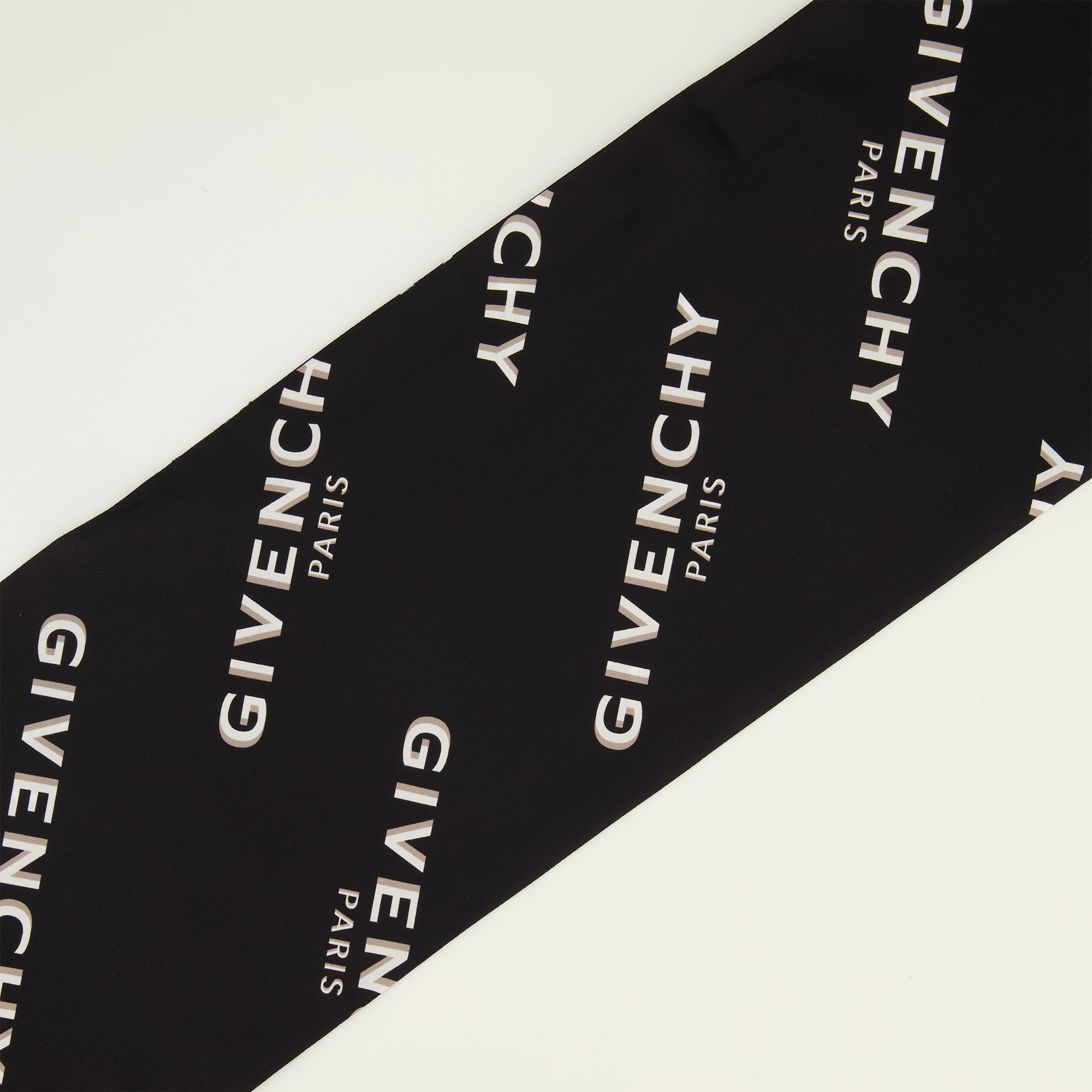 Écharpes, foulards et gants Maxi bandeau en soie Shadow noir Givenchy Noir Femme