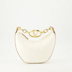 Borse a tracolla Borsa Hobo VLogo Moon Valentino Garavani Beige Femme