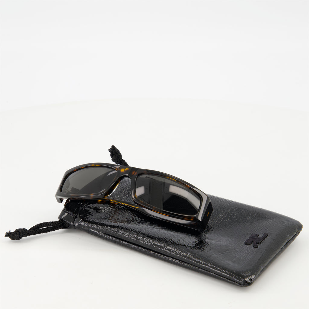 Lunettes Lunettes de soleil Tech Courrèges Marron Homme