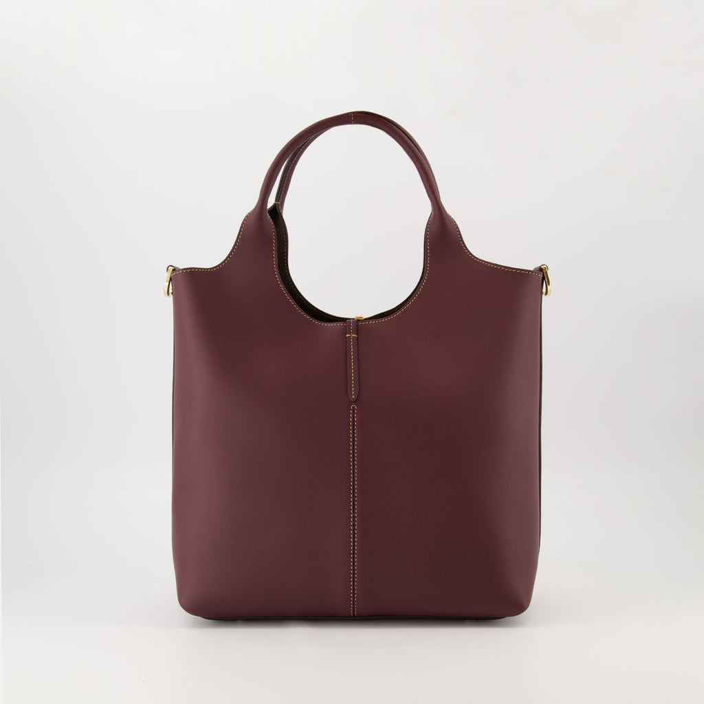 Shopper-Taschen Einkaufstasche Tod's Burgunderrot Damen