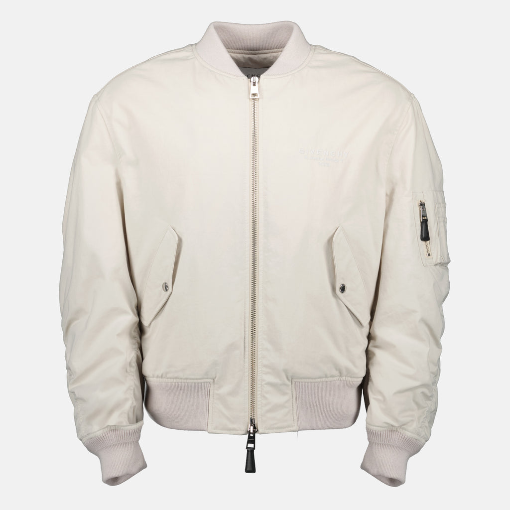 Vestes Baumwoll-Bomber Givenchy Blanc Homme