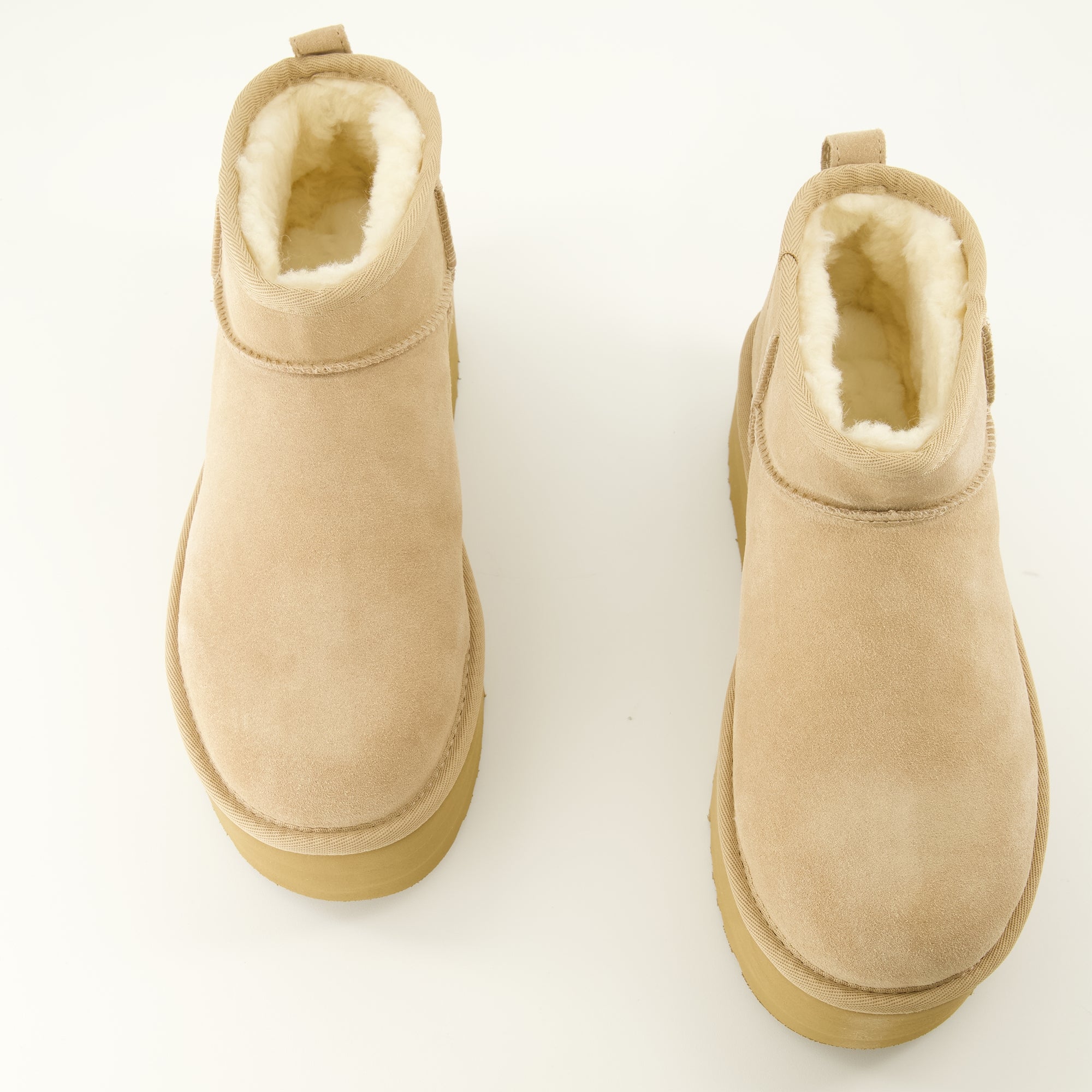 Bottines Classic Ultra Mini Platform Boots Beige Ugg Beige Femme