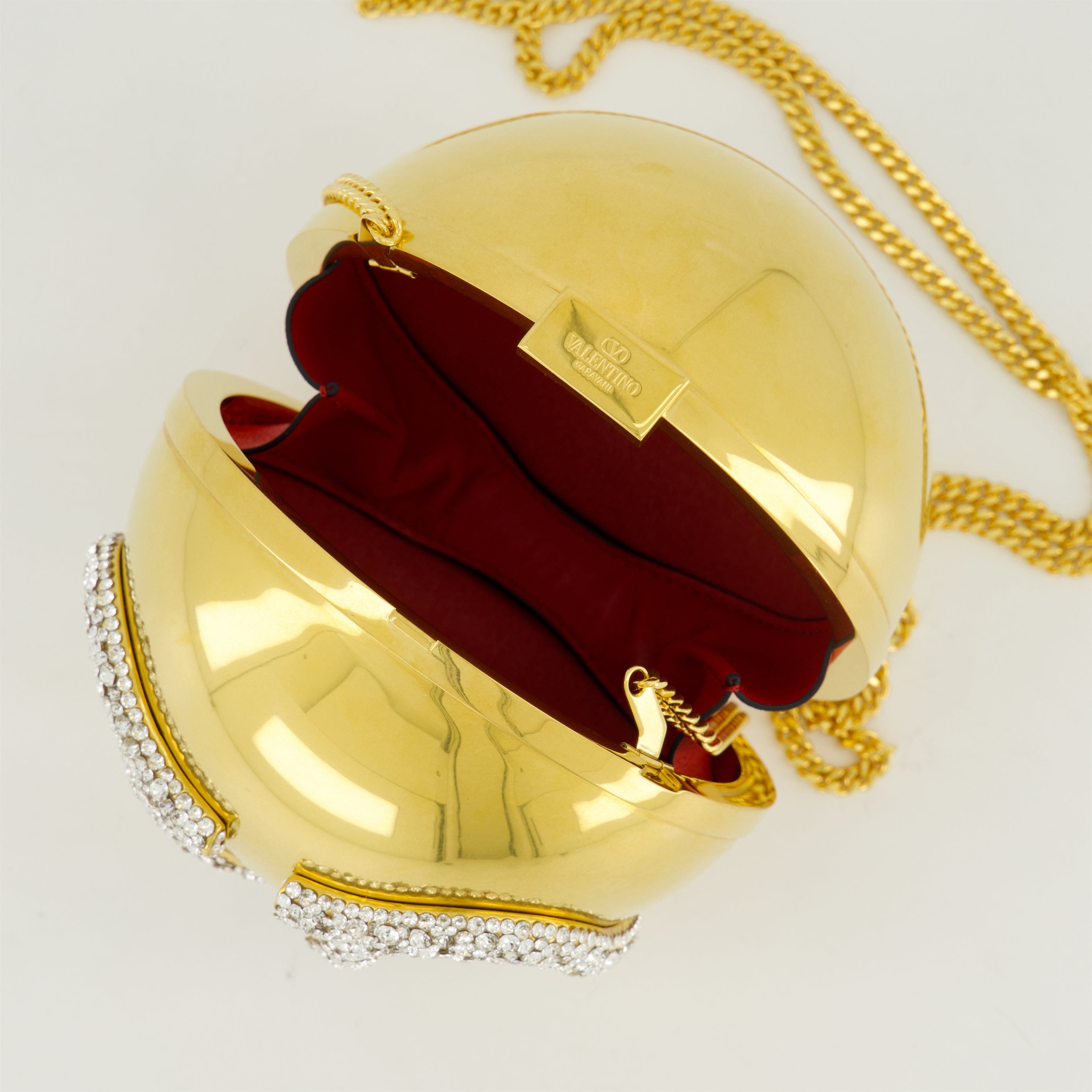 Sacs à main et épaule Minaudière VLogo doré Valentino Garavani Doré Femme