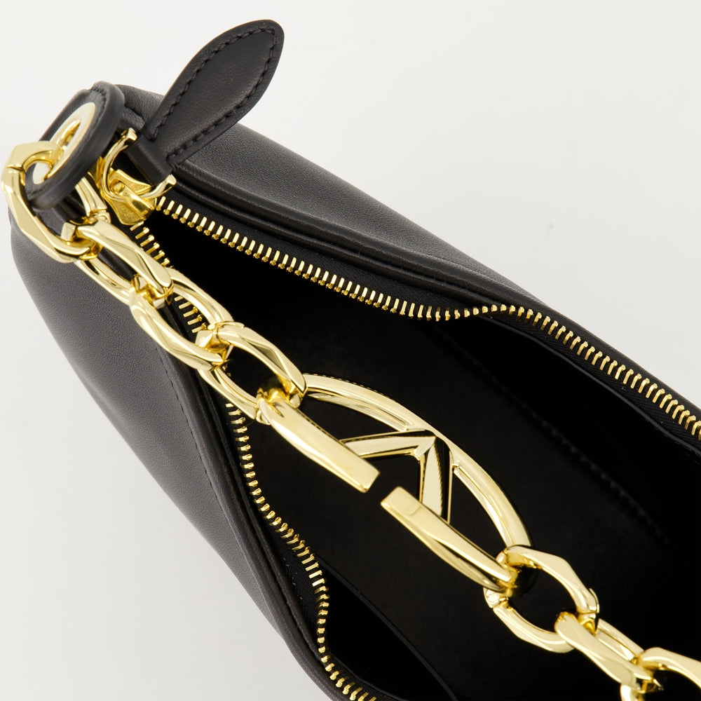 Sacs bandoulière Sac hobo VLogo Moon Valentino Garavani Noir Femme