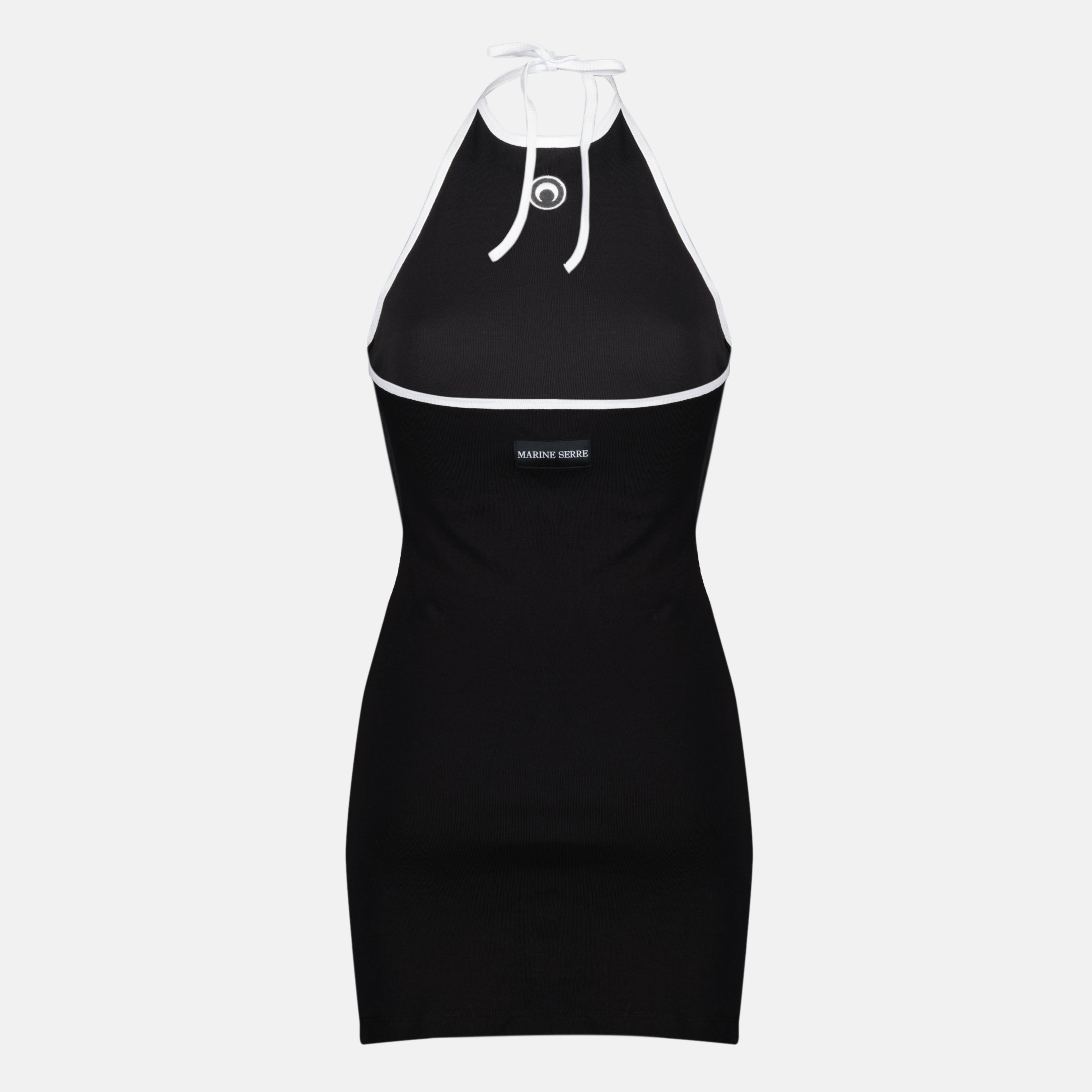 Robes Robe courte Moon dos nu noir Marine Serre Noir Femme