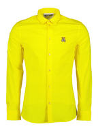 Chemises V 0205 2036 1033 fantasy print yellow Moschino Jaune Homme