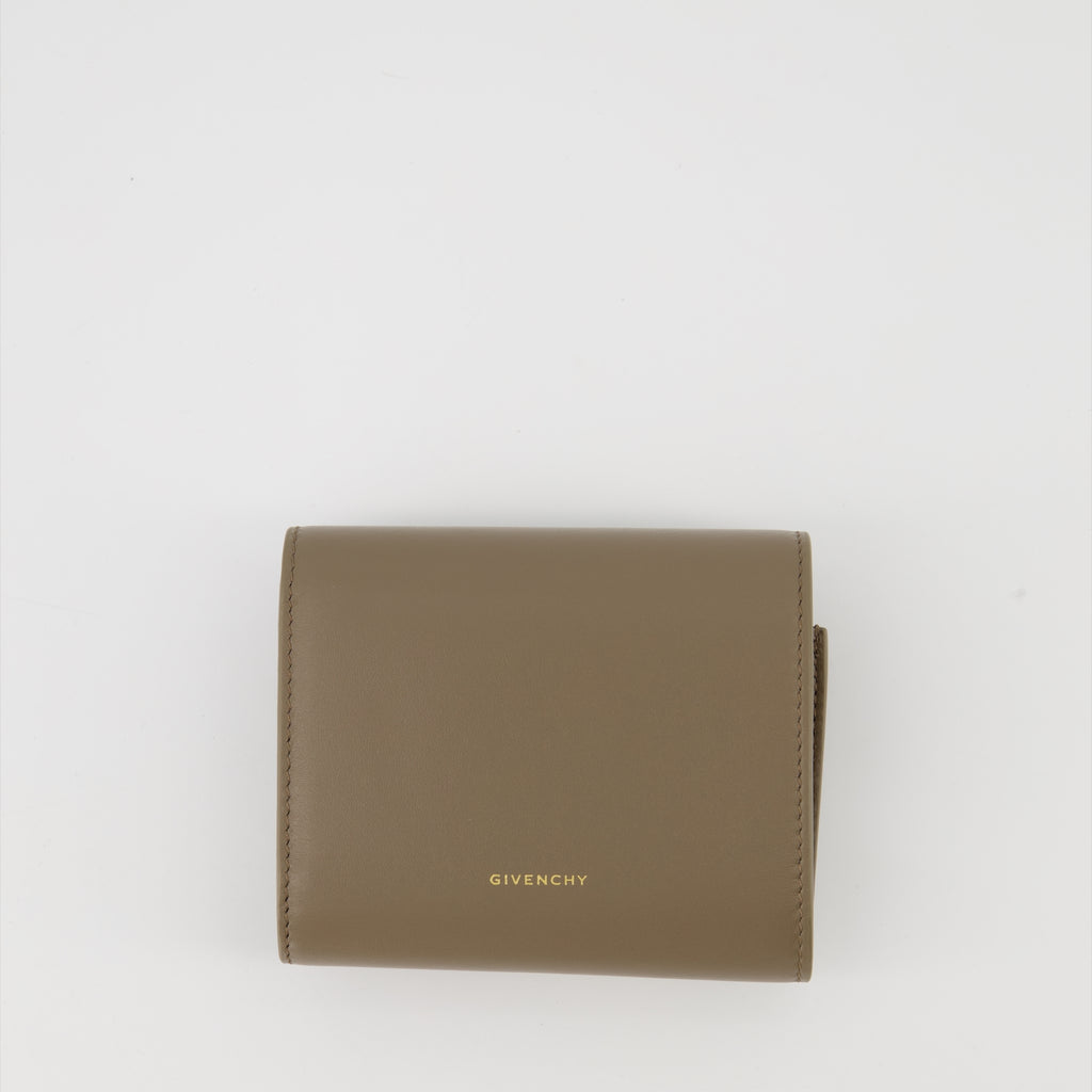 Kleine lederwaren Portefeuille 4G Givenchy Braun Femme