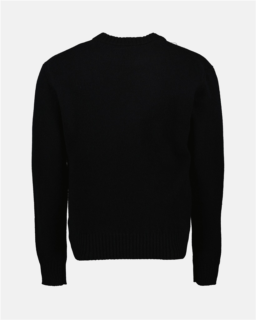 Maille HKS007.005 001 noir Ami PARIS Noir Homme