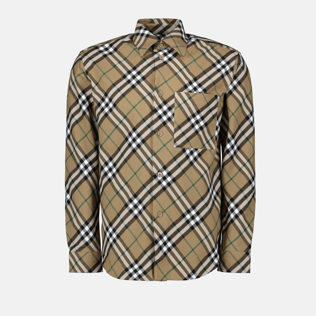 Chemises Chemise à carreaux Burberry Marron Homme