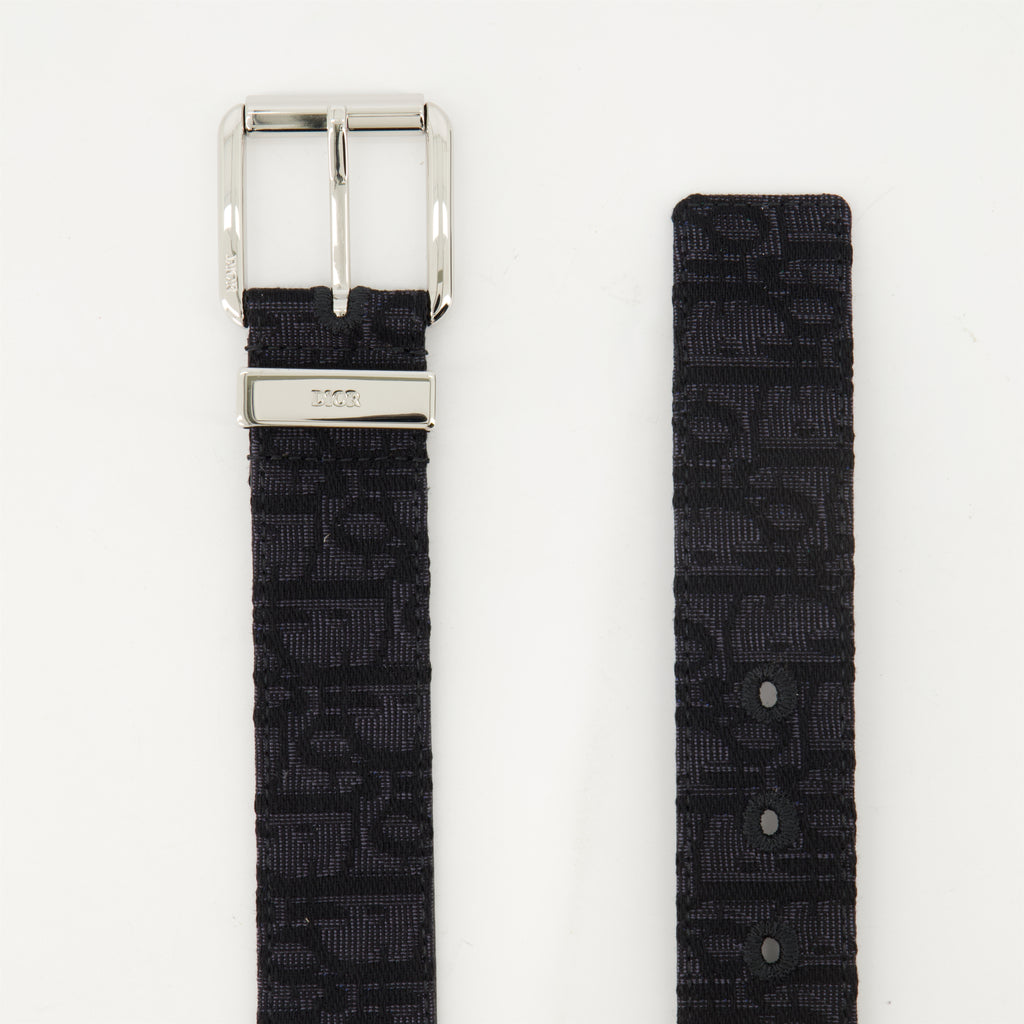 Ceintures Ceinture Oblique Dior Noir Homme