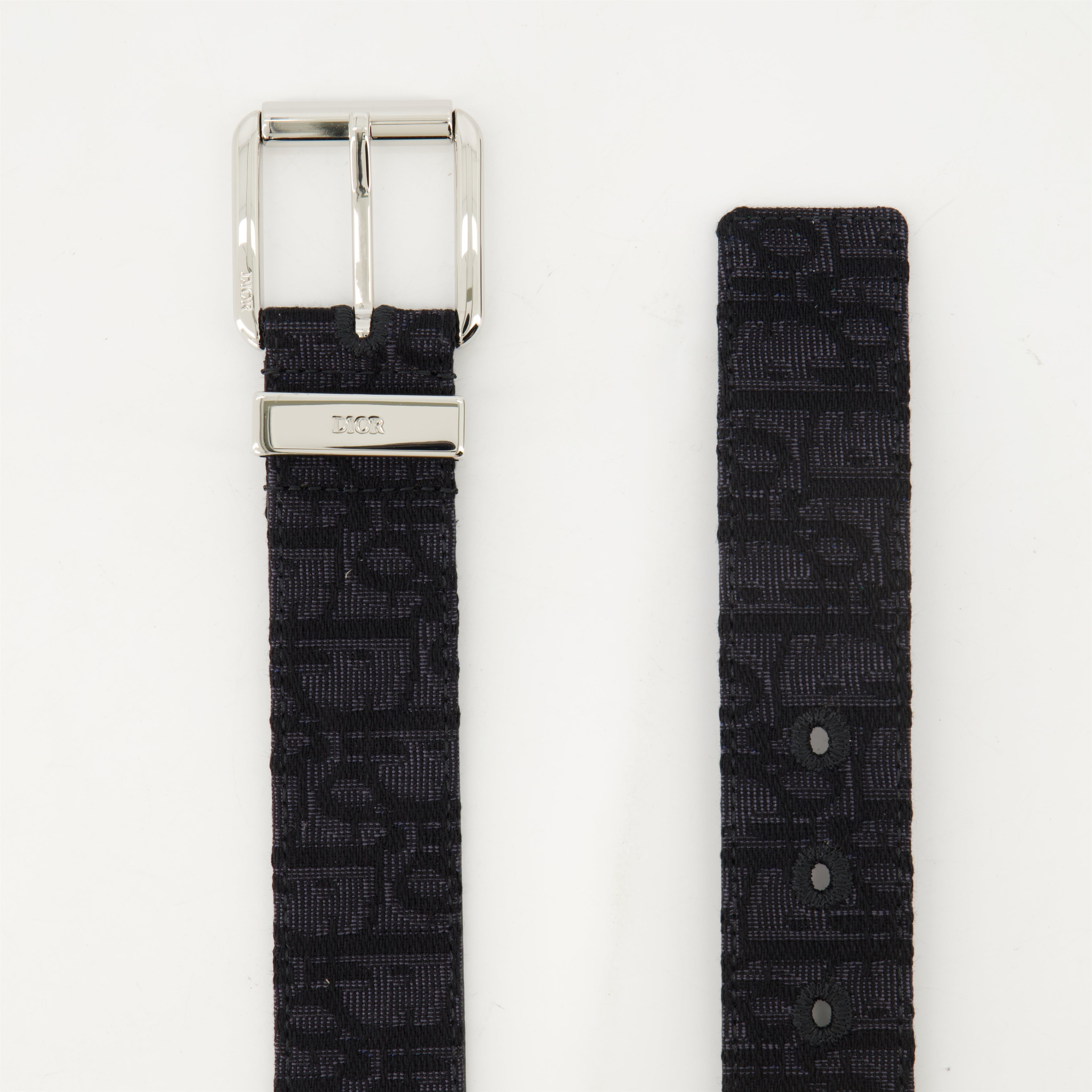 Ceintures Ceinture Oblique Dior Noir Homme