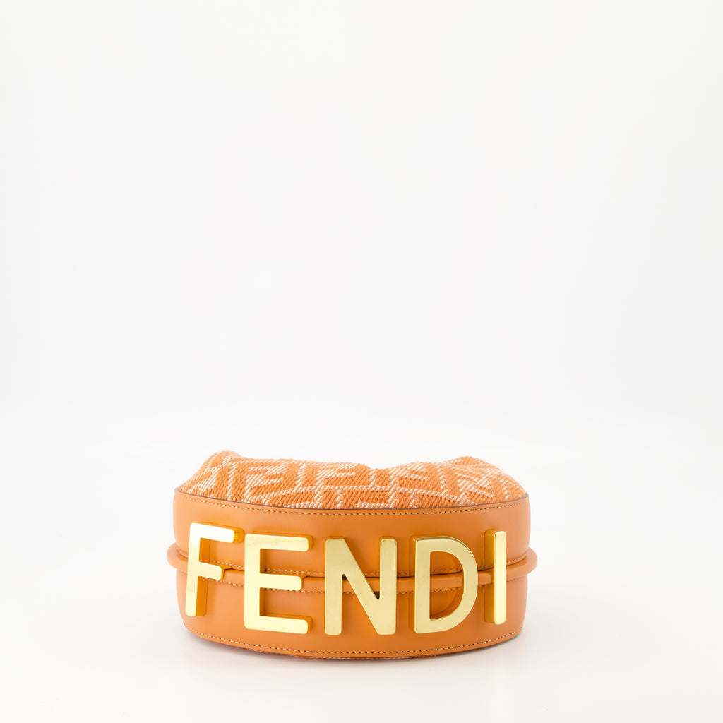 Handtaschen und schultertaschen Fendigraphy Mini Bag Fendi Orange Femme