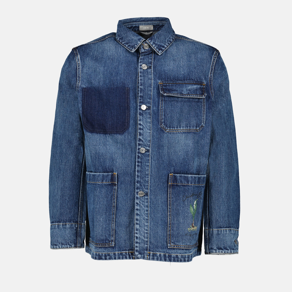 Jaquetas Jaqueta de Denim CD Muguet Dior Azul Homme