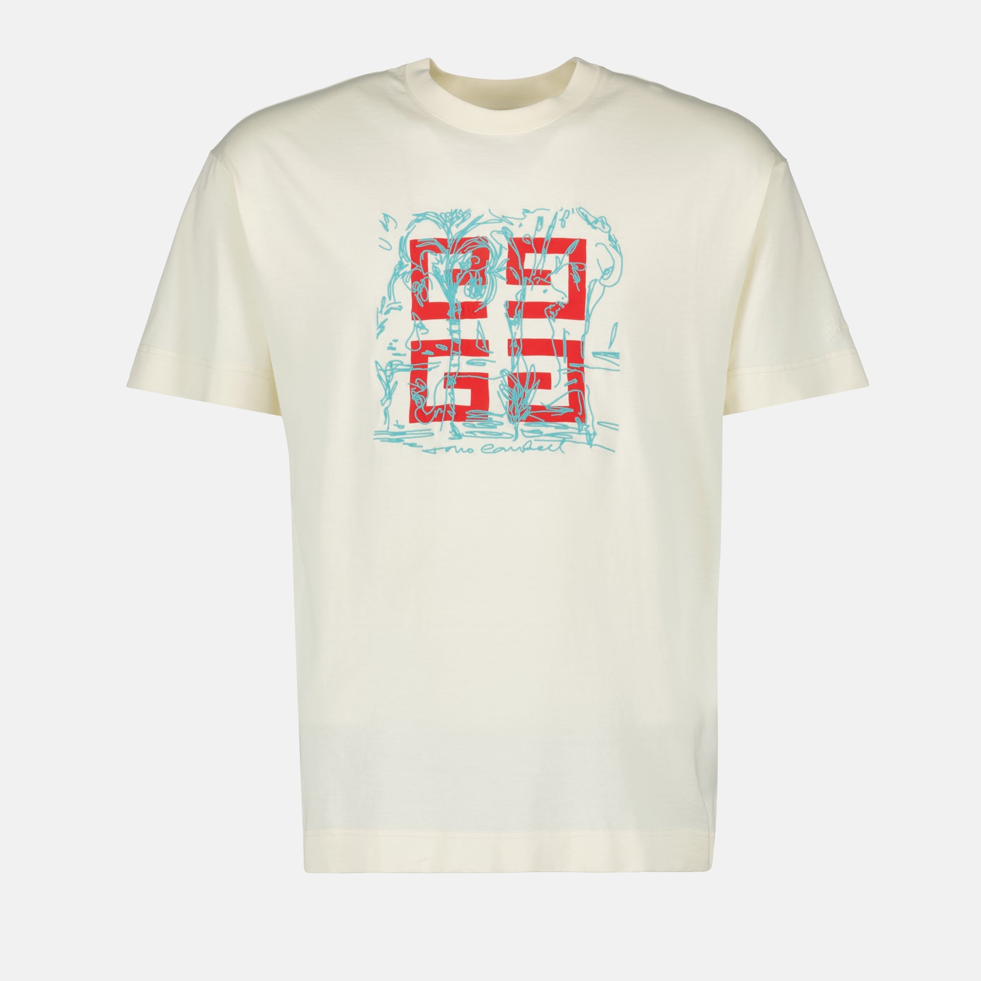 T-shirts T-shirt imprimé 4G Givenchy Beige Homme