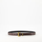 Ceintures Ceinture Cassandre Saint Laurent Bordeaux Femme