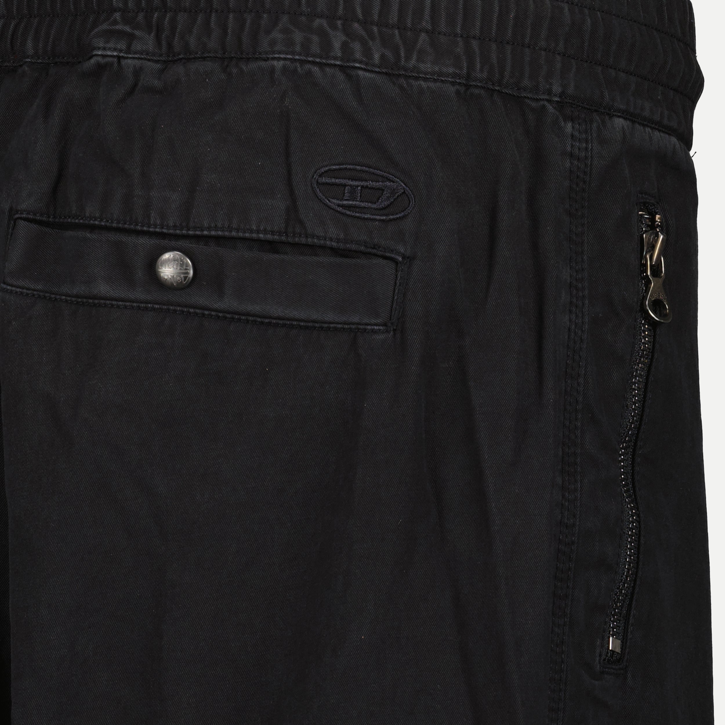 Pantalones P-Beeck Pantalones Cargo Diesel Negro Homme