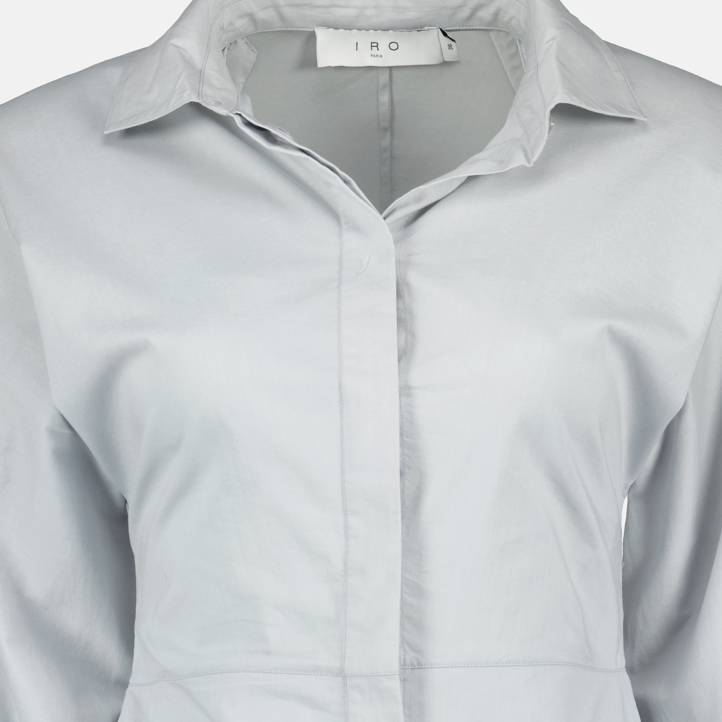 Chemises Chemise à manches longues en coton Iro Gris Femme