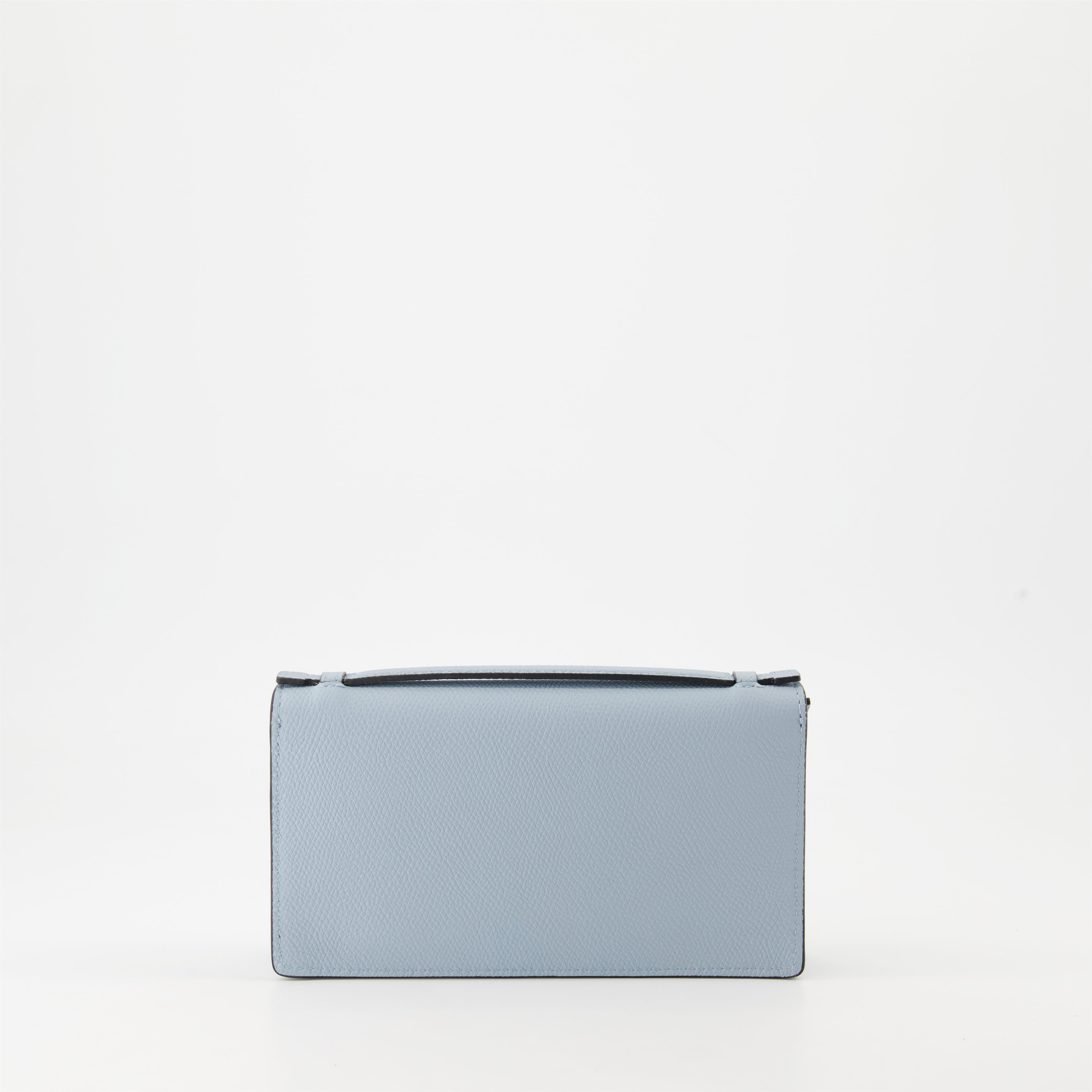 スモールレザーグッズ Portefeuille VLogo à chaîne Valentino Garavani 青 Femme