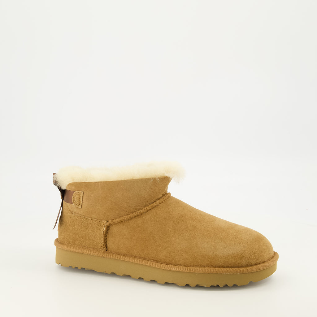 Bottines Stivali Ultra Mini Bailey Bow Marroni Ugg Marron Femme