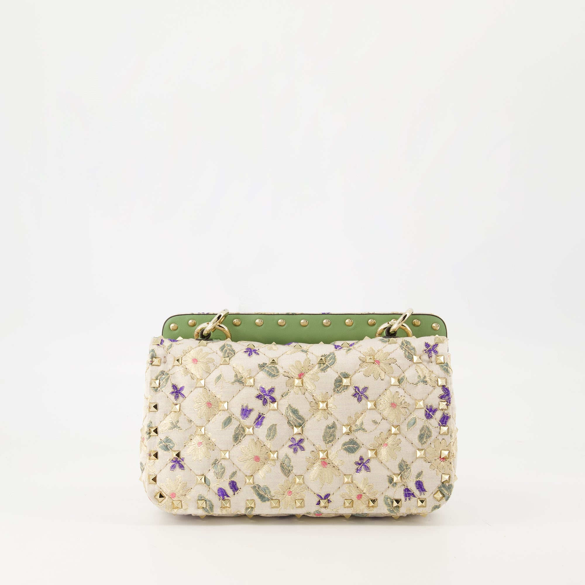 Sacs à main et épaule ロックスタッドスパイクスモールバッグ Valentino Garavani Multicolore Femme