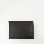 Image of the Squared FF pouch from the Fendi brand for Men - Autumn-Winter 2025 - Back View