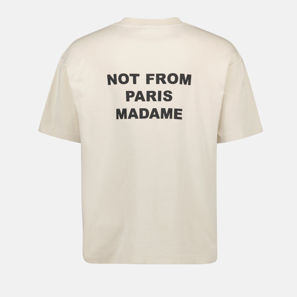 Camisetas T-Shirt Slogan Bege Drole De Monsieur Bege Homens