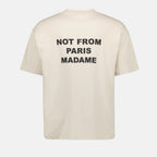 Camisetas T-Shirt Slogan Bege Drole De Monsieur Bege Homens